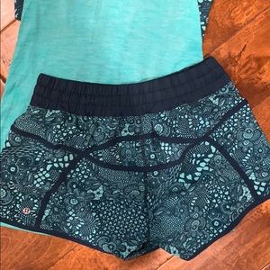 Lulu Lemon tank and shorts pair! Size 8